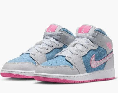 Jordan 1 Mid SE Denim Sequin