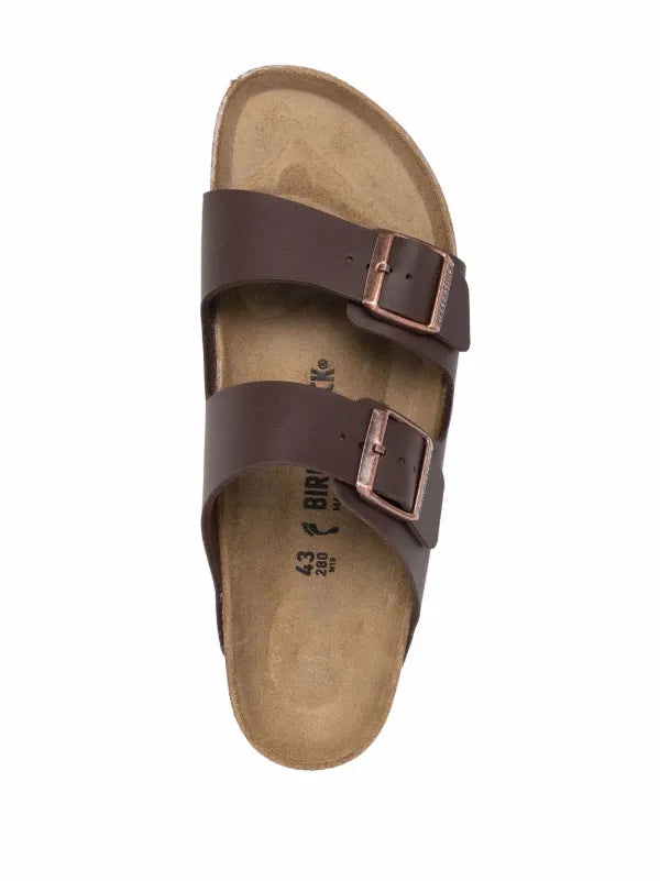 Birkenstock Arizona Birko Flor Dark Brown