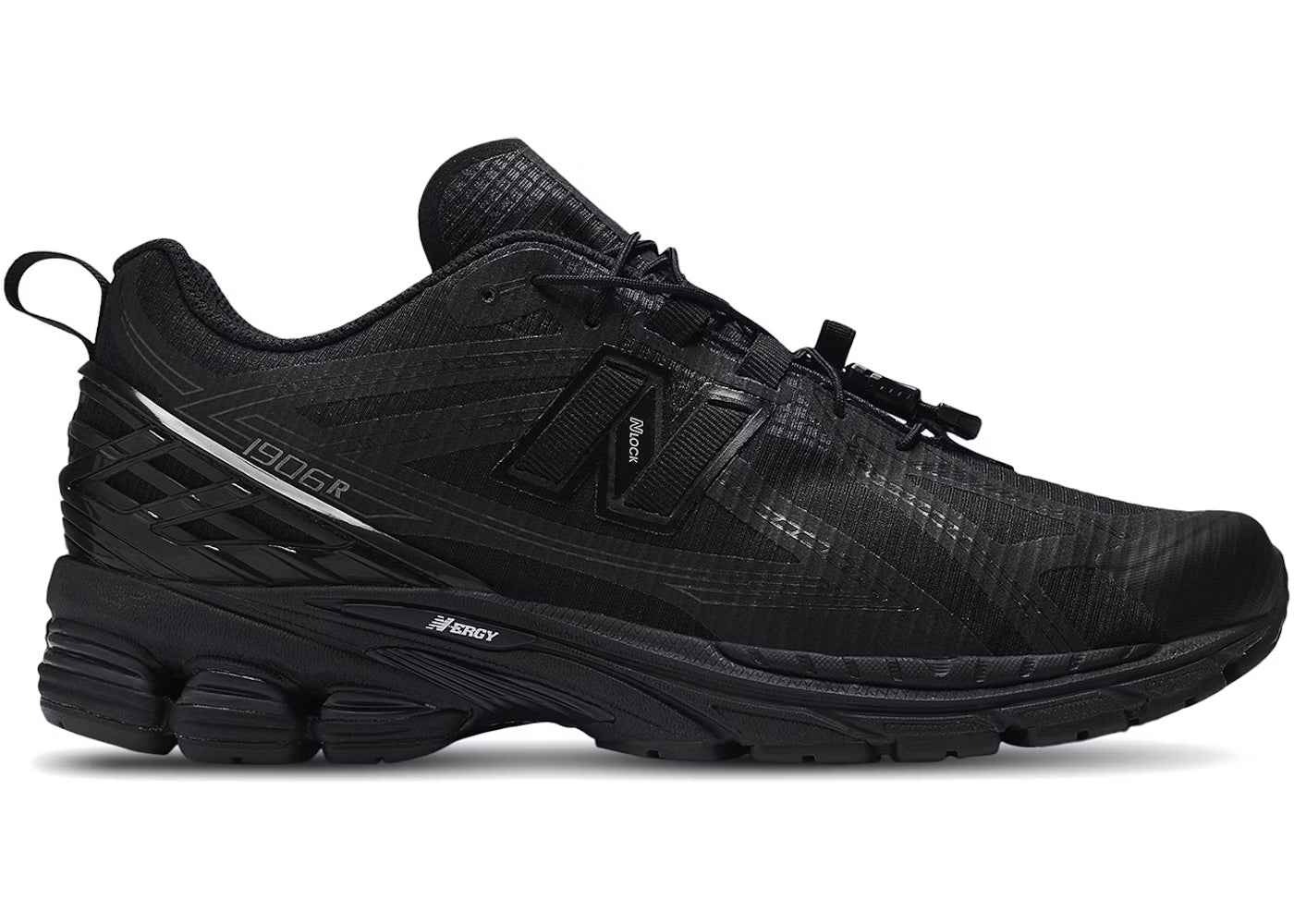 New Balance 1906R Black Dark Silver Metallic Cement