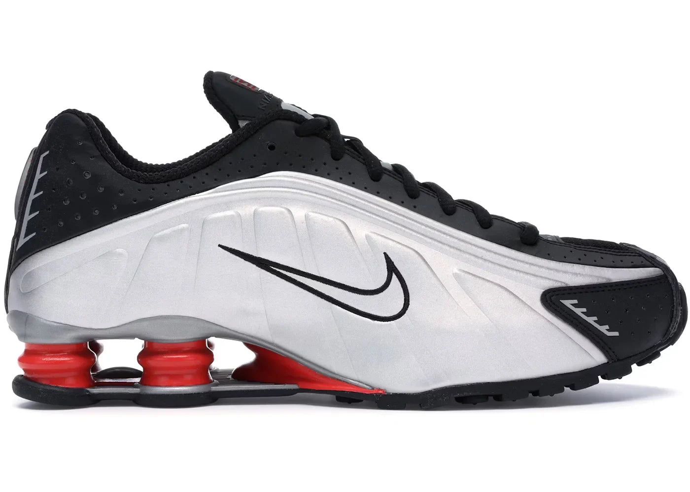 Nike Shox R4 Black Metallic Silver