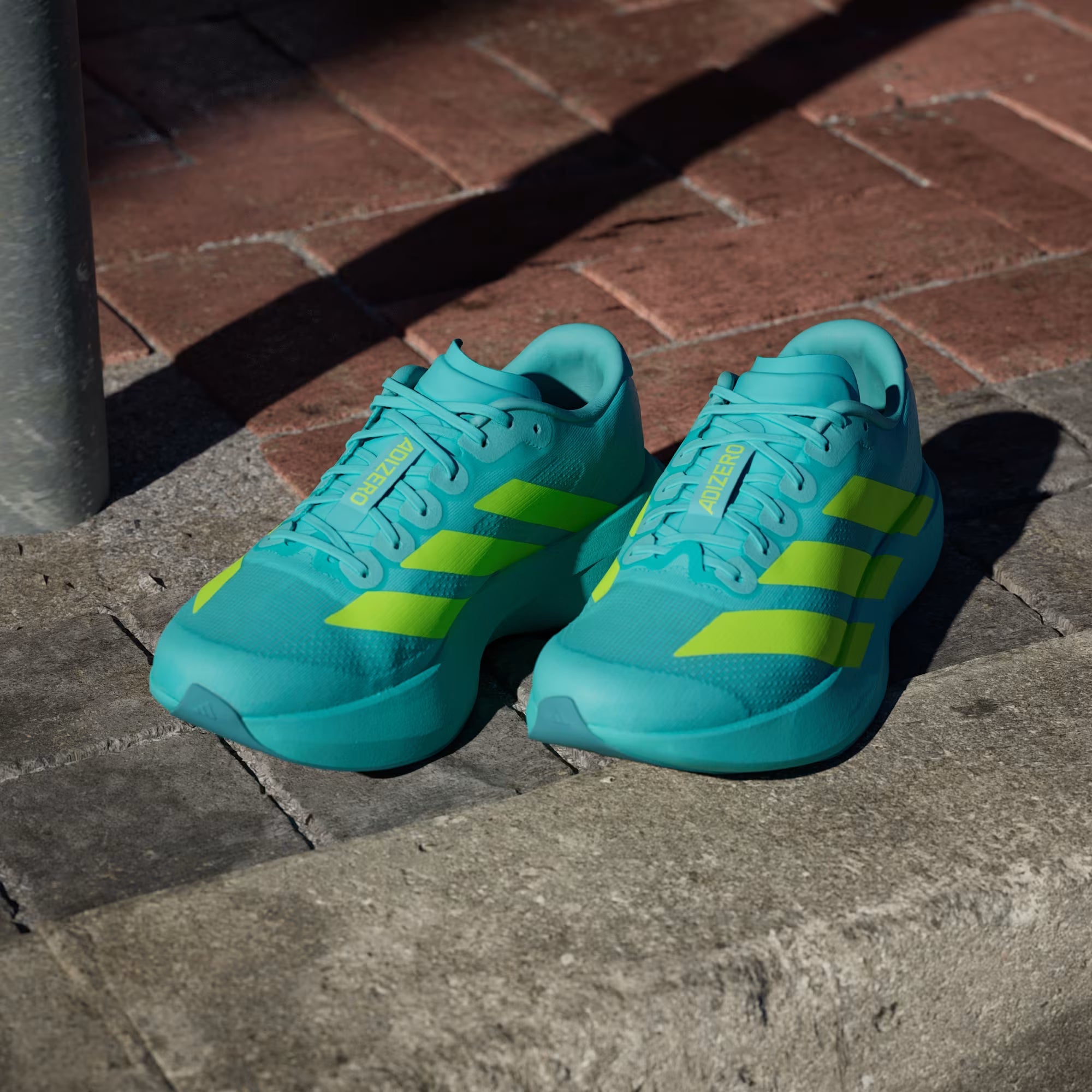 Tênis Adizero Evo SL Flash Aqua Lucid Lemon